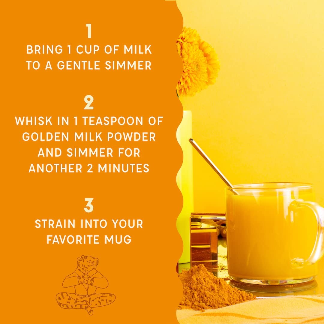 Golden Milk Turmeric Latte Powder 3-Pack – Classic, Chai-Spiced, Mocha