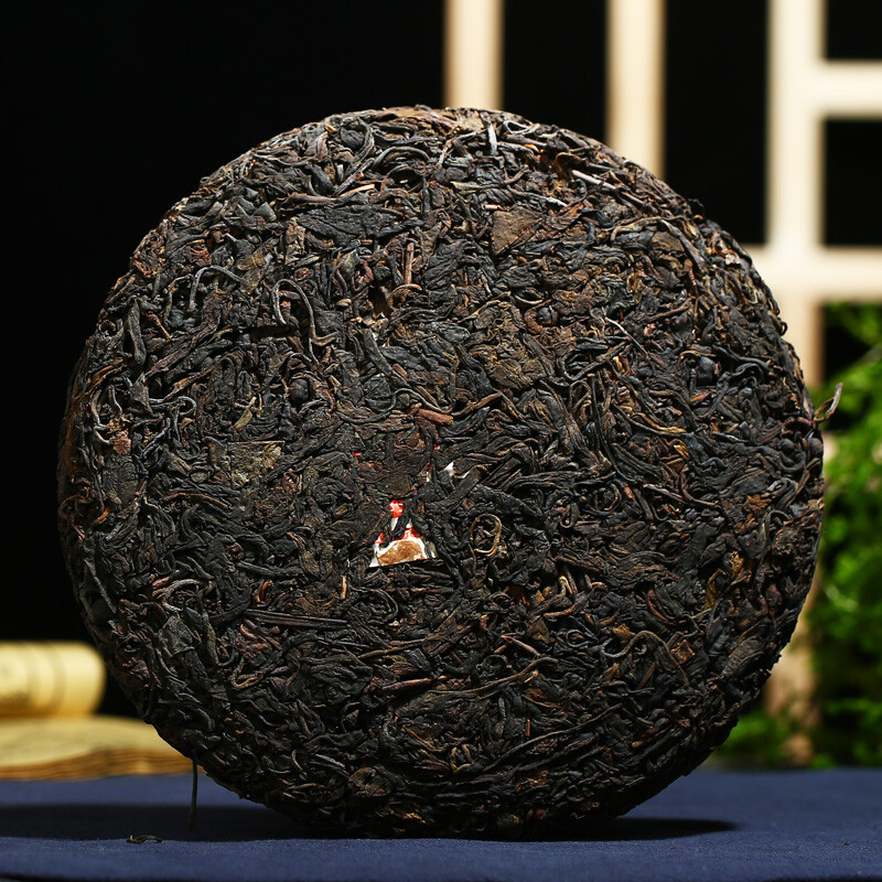 2003 LONGYUANHAO Pressed Qizi Cake of Yiwu Classic Tea Puerh Puer Raw Puer 357g
