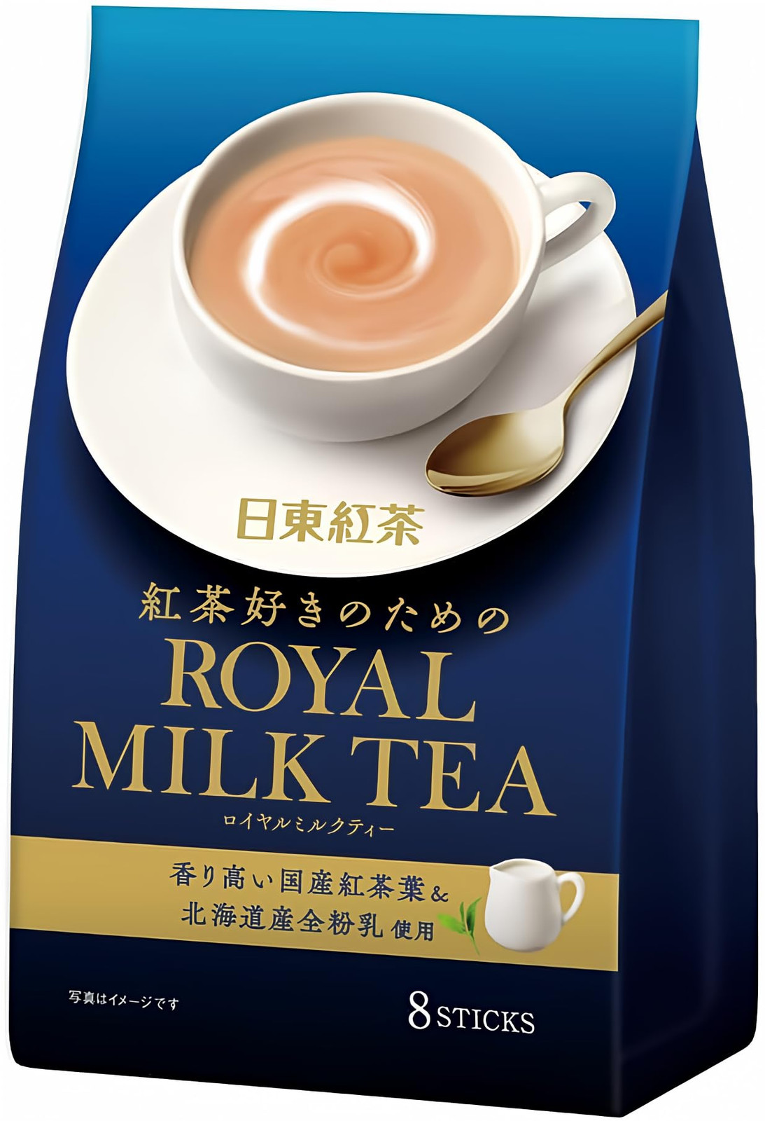 Japanese Royal Milk Tea Instant Blend Hokkaido Whole Milk Powder Black Tea