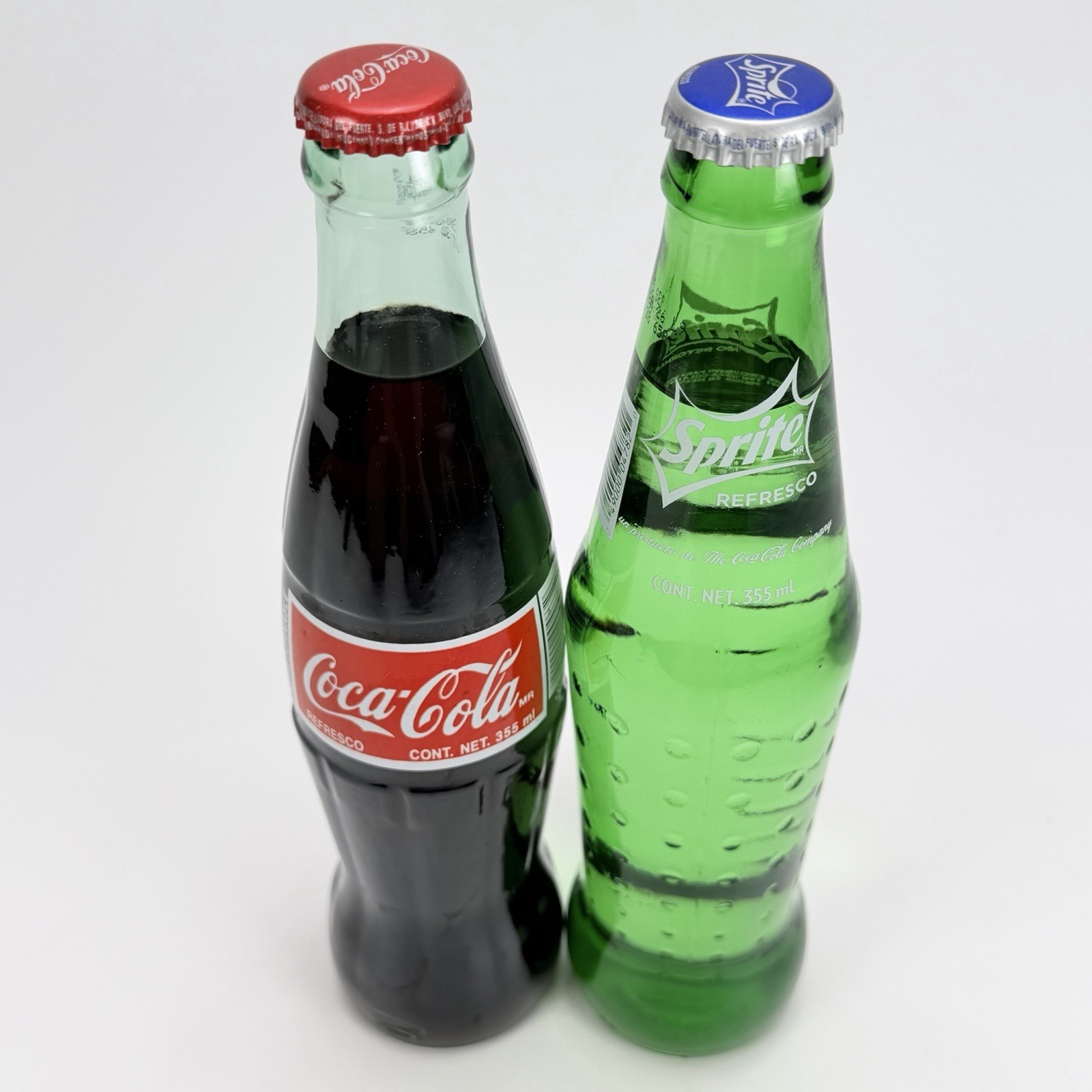 Mexican Coca-Cola Coke Coca Sprite Refresco Hecho En Mexico Glass 355ml Bottle