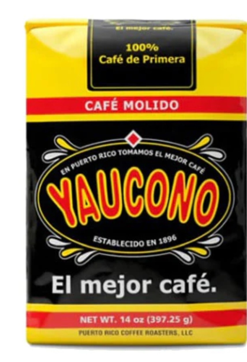 Cafe Yaucono Ground Coffee Puerto Rico (4 Pack of 14oz)