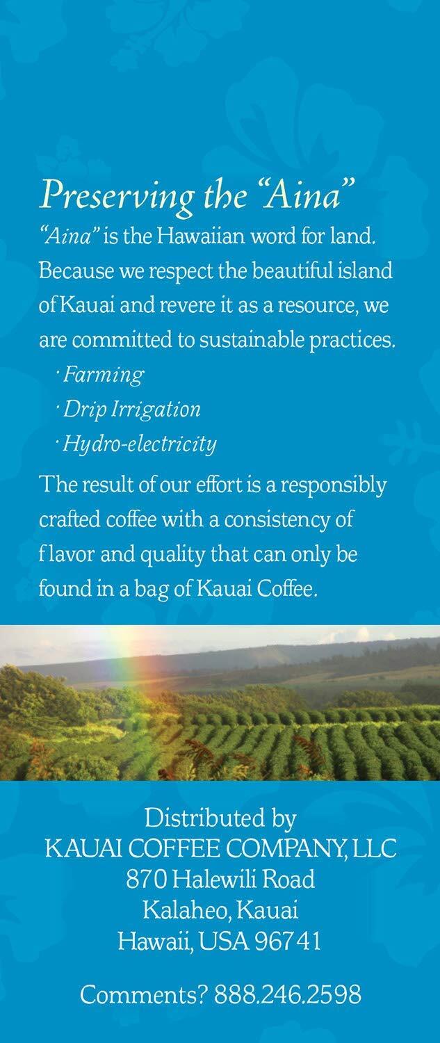 Kauai Coffee Coconut Caramel Crunch Medium Roast – Ground Coffee, 10 oz Package