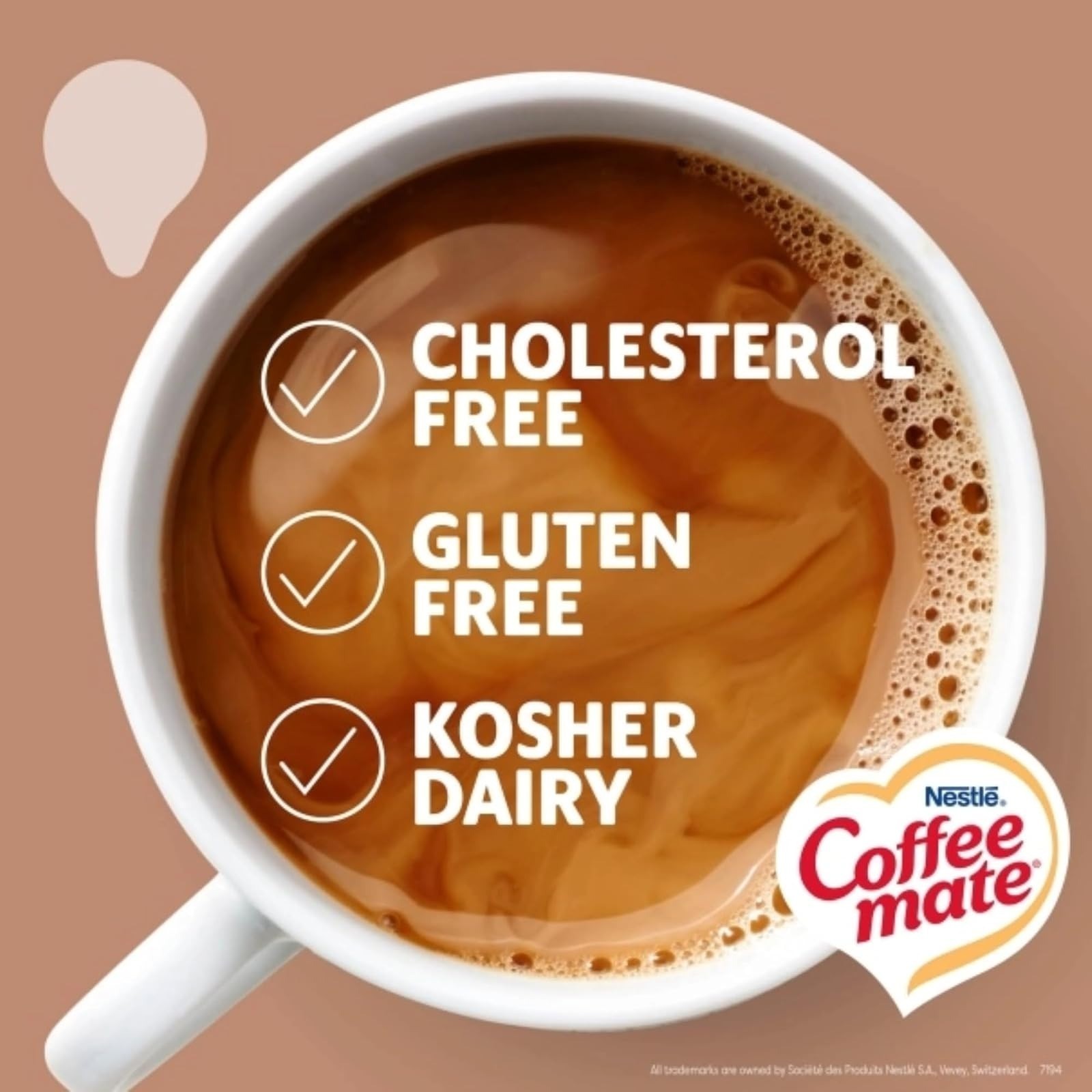 Coffee mate Café Mocha Liquid Creamer Singles 100 Count Non-Dairy