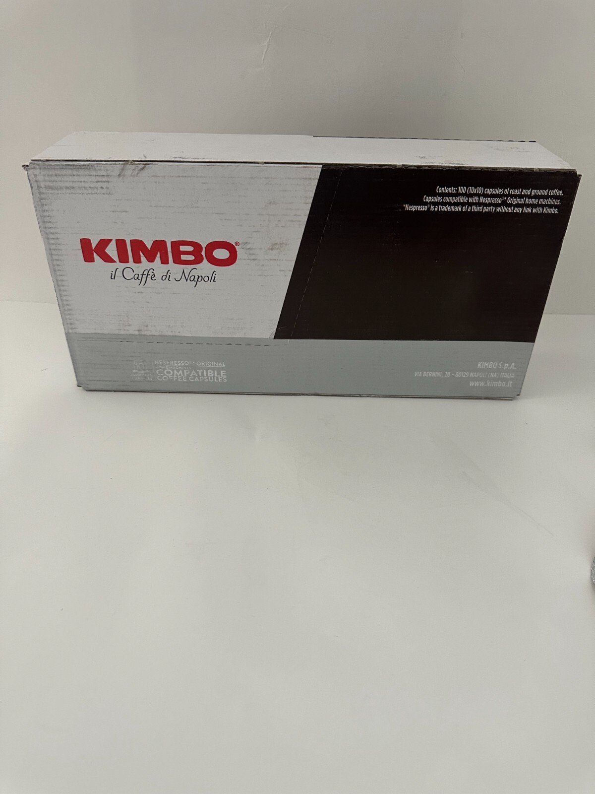 KIMBO BARISTA ALUMINUM (100 Capsules) Nespresso Compatible BEST BEFORE 10/23