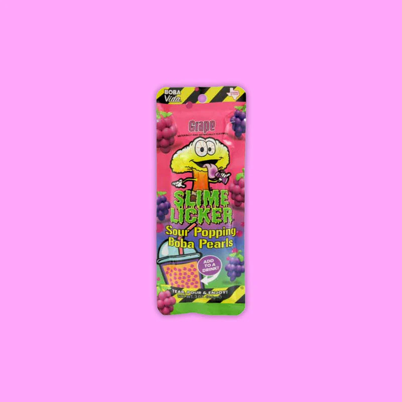 Bobavida Popping Boba Slime Lickers Grape 84g (United States)