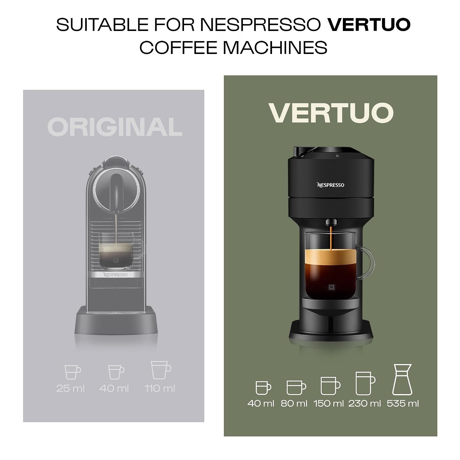 Nespresso Capsules Vertuo, Master Origin Costa Rica, 60-count (case) 5.07 oz.