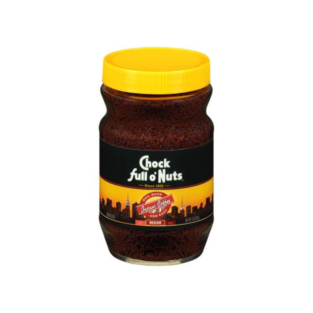 Instant Medium Coffee, Regular Roast, 7 Ounce, 1 Pack, Medium Flavor, Jar