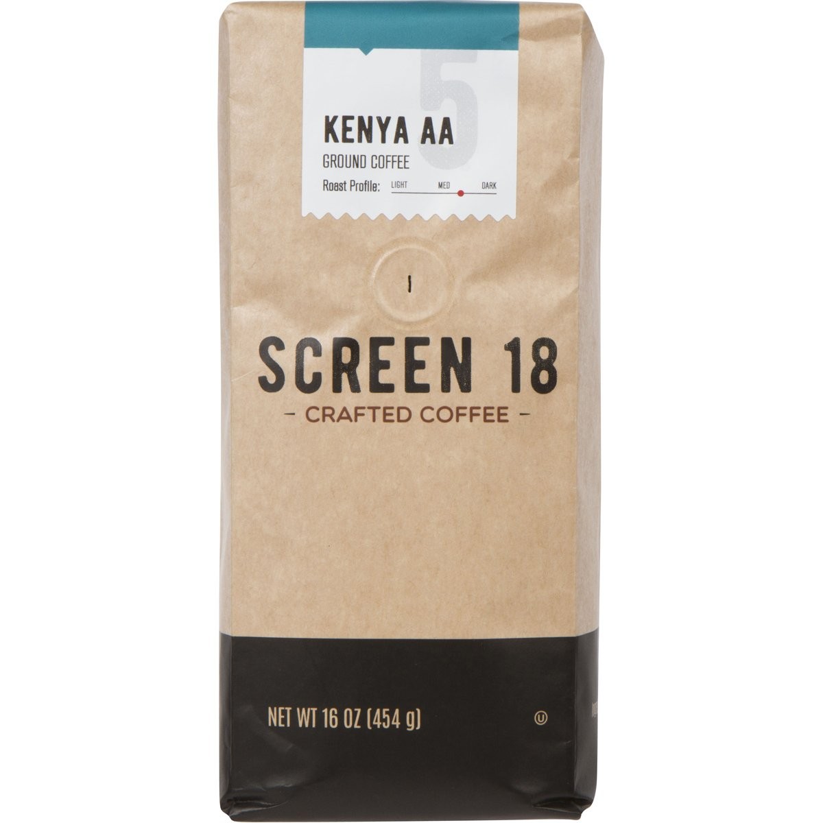 Screen 18 Specialty Grade Premium Kenya AA Ground 16 Ounce (Pack of 1)