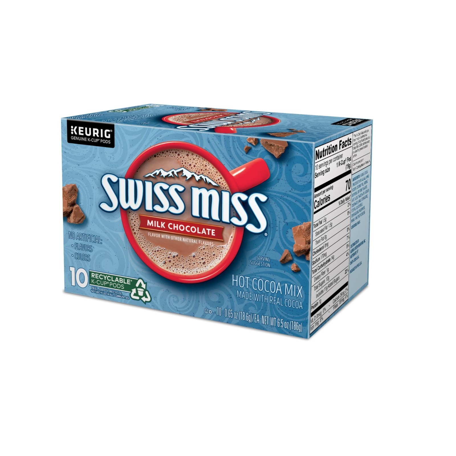 Rich Milk Chocolate Hot Cocoa K-Cup Pods for Keurig, 60 Count – Perfect for Cozy