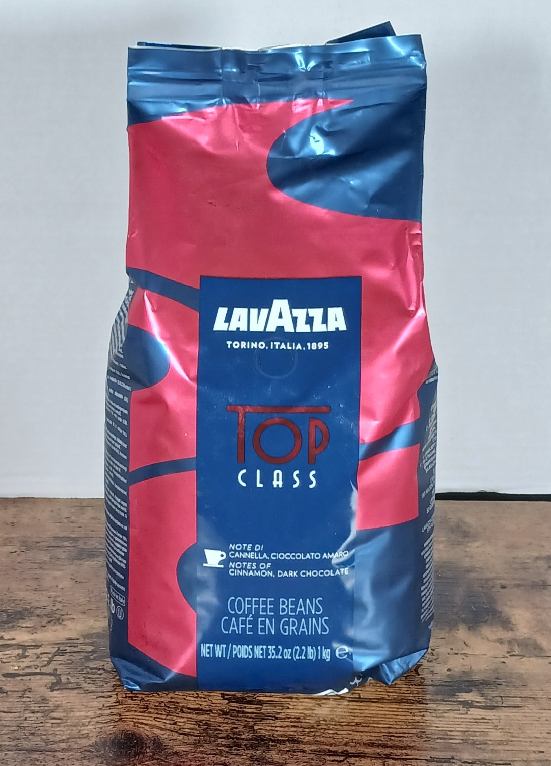 Top Class Medium Roast Whole Coffee Beans by Lavazza 35.2 oz 2.2 lbs BB 5/30/27
