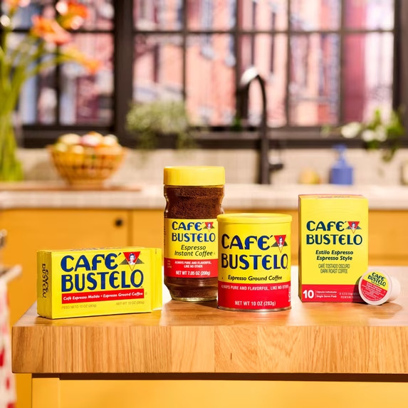 Cafe Bustelo, Espresso Style Dark Roast Ground Coffee, 10 oz… Free Shipping