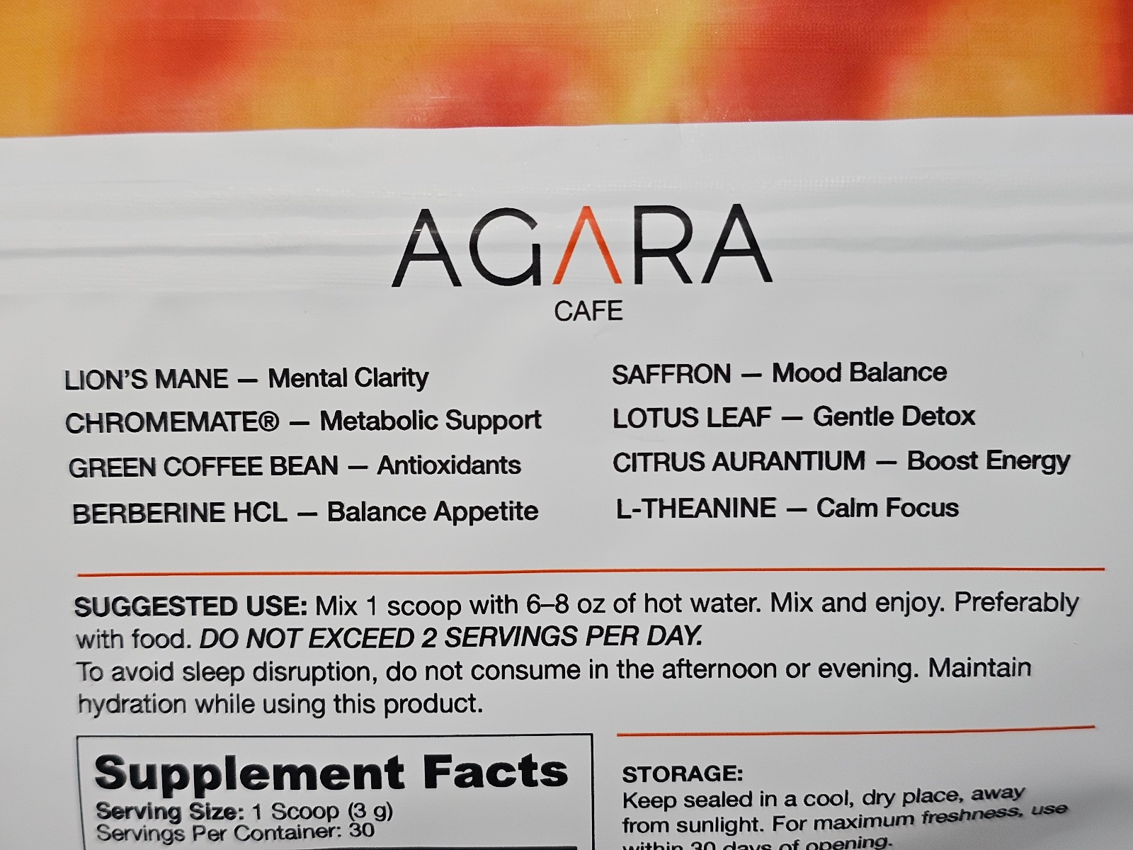 Agara Cafe Dark Roast Coffee premium Arabica Blend – 30 servings – New! Sealed!