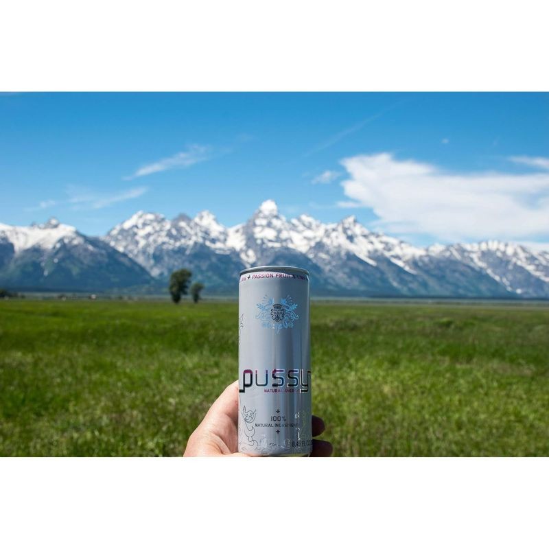 Pussy Natural Energy Drink – 4/6/12/24 Pack – Natural Formula – Free Shipping