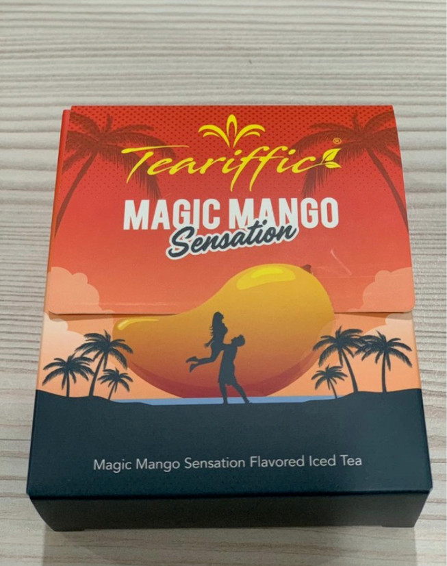 Teariffic Magic Mango Sensation Sexual Men Herb Energy Coffee 1 Box (12 Sachets)