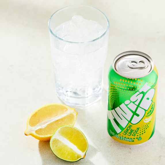 Great Value Twist up Lemon Lime Soda Pop, 12 Fl Oz, 12 Pack Cans-free shipping