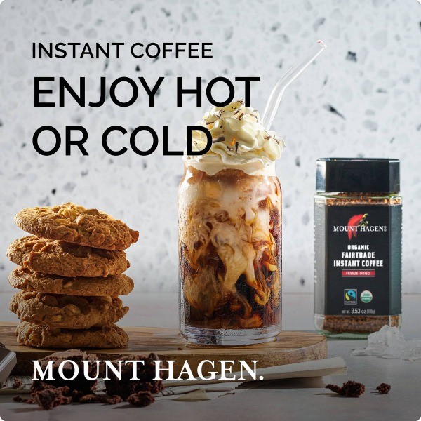 Organic Fairtrade Freeze Dried Medium Roast Instant Coffee – 3.53oz