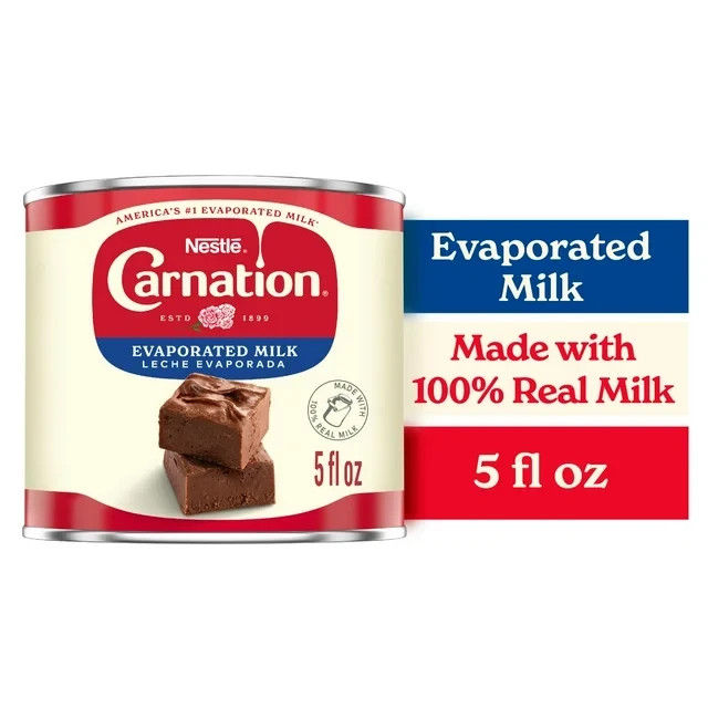 Nestle Carnation Evaporated Milk 5 fl oz Cans, Vitamin D Added (4 Pack)