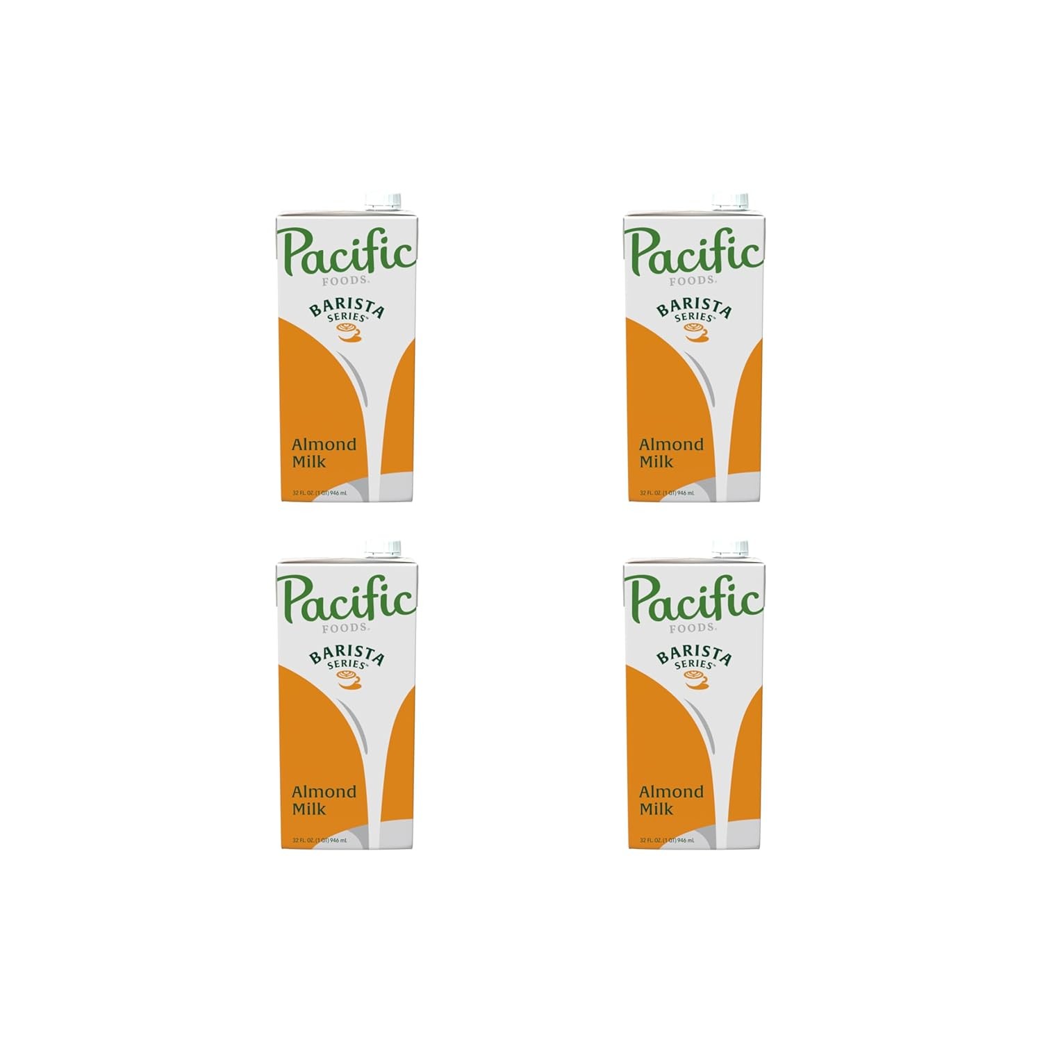 Pacific Foods Barista Series Almond Milk 32 oz Carton Plant Based Non Dairy