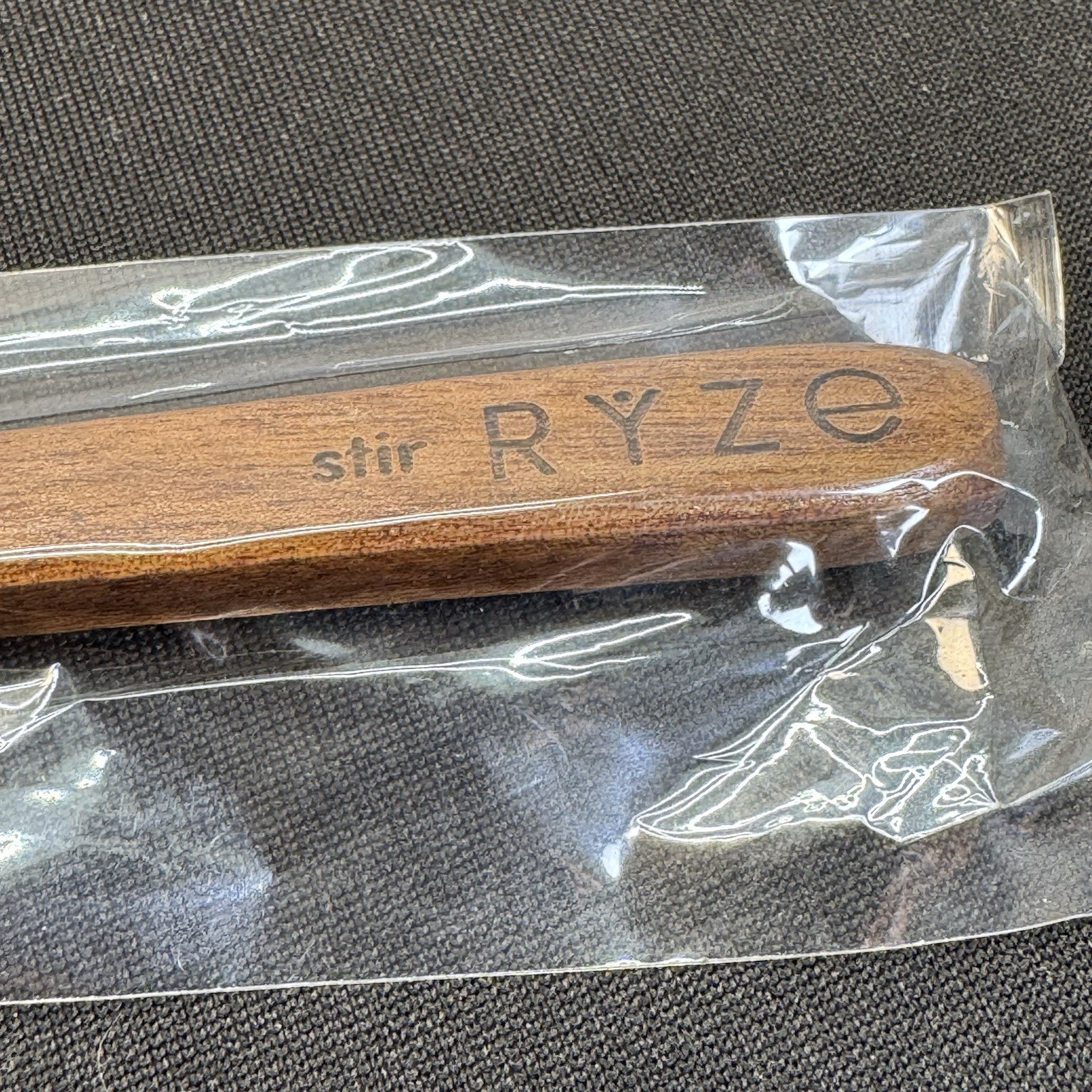 Ryze Wooden Stirring Spoon In Plastic