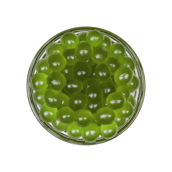 Tea Zone Green Apple Popping Pearls/Popping Boba (B2060, 7 lbs) for Boba Tea