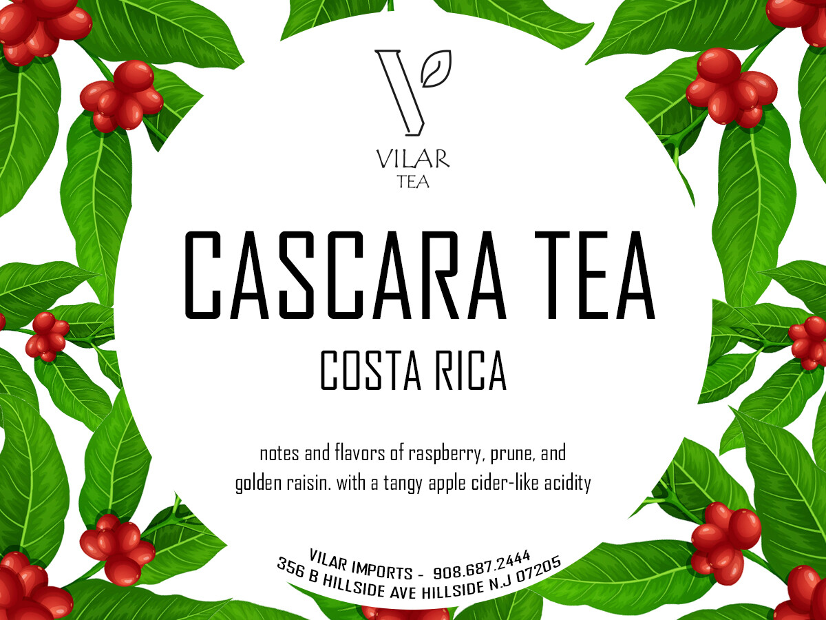 Costa Rica, Cascara Tea, Dried Coffee Fruit Berry / Cherry Tea – 4 oz Bag