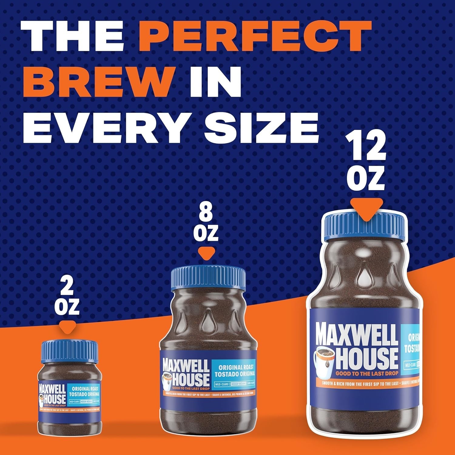 12 oz Resealable Jar of Roast Instant Coffee – Smooth Flavor Anytime