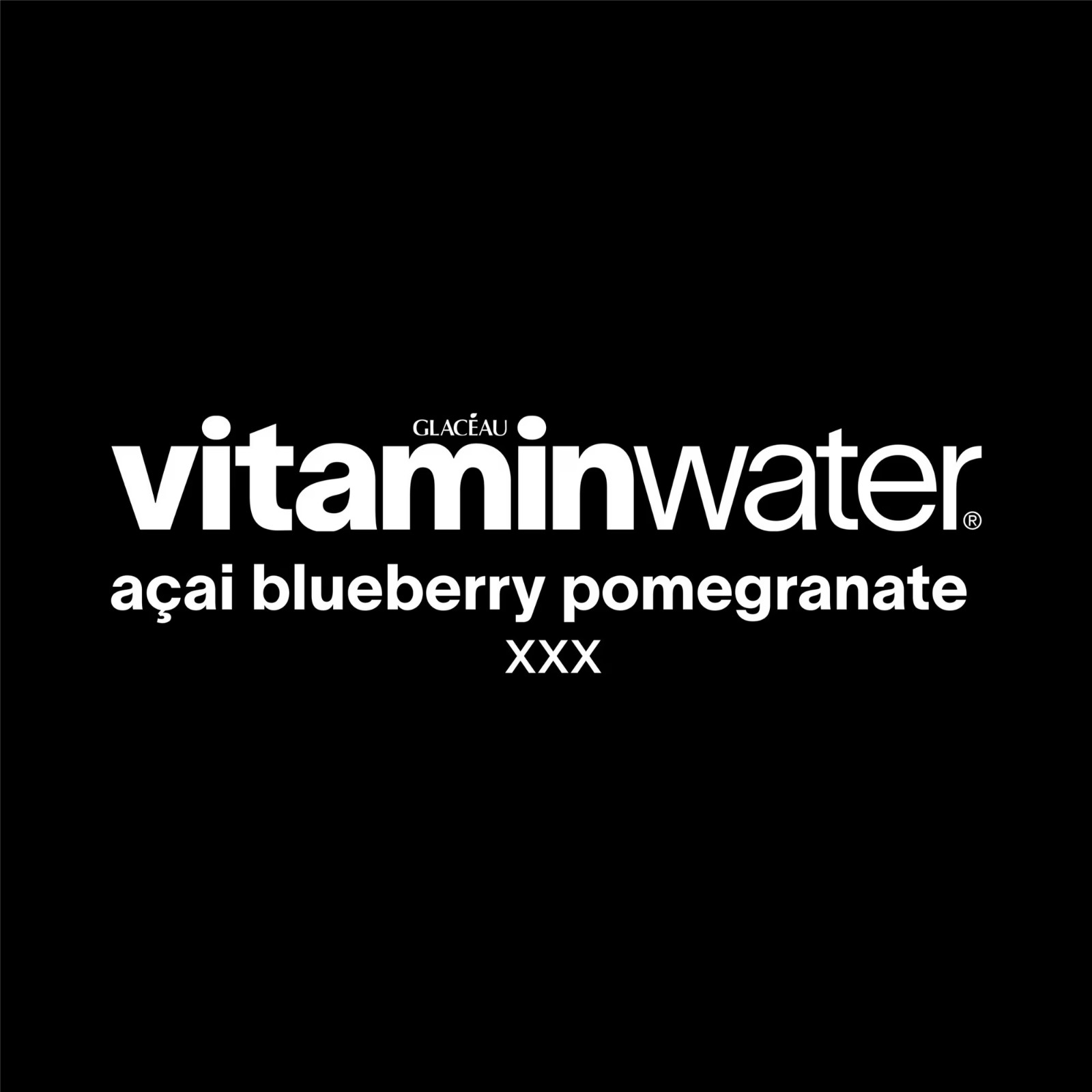 Vitaminwater XXX Zero Sugar Acai-Blueberry Pomegranate Water Beverage 6Pack