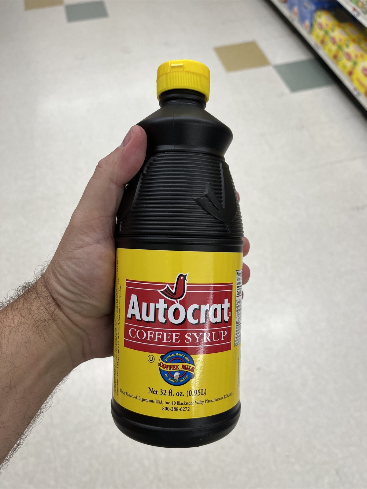 Autocrat Coffee Syrup Coffee Milk, 32 Oz, New England Favorite