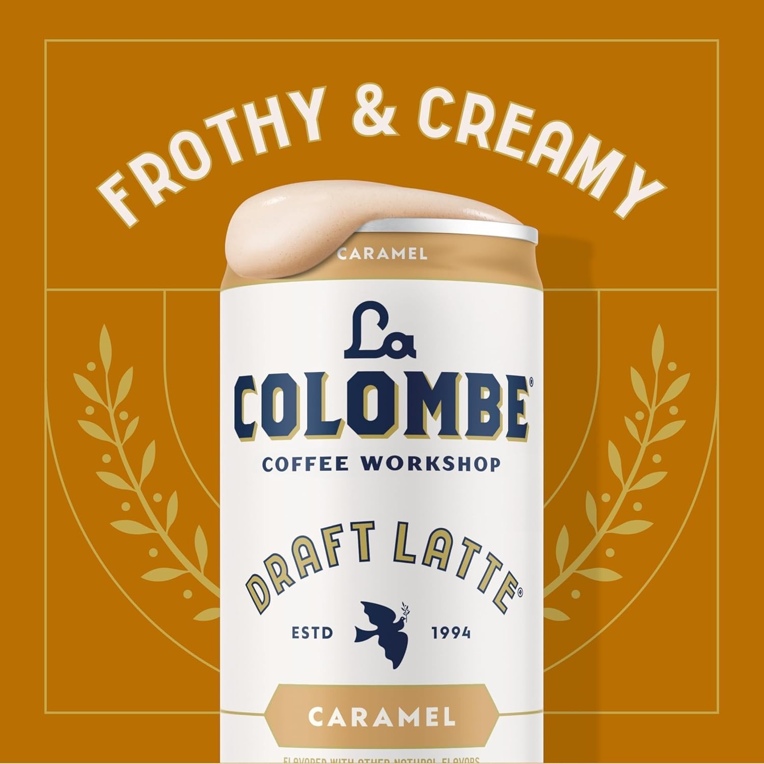 La Colombe Caramel Draft Latte 11oz Cans 12-Pack Ready-to-Drink Cold Brew