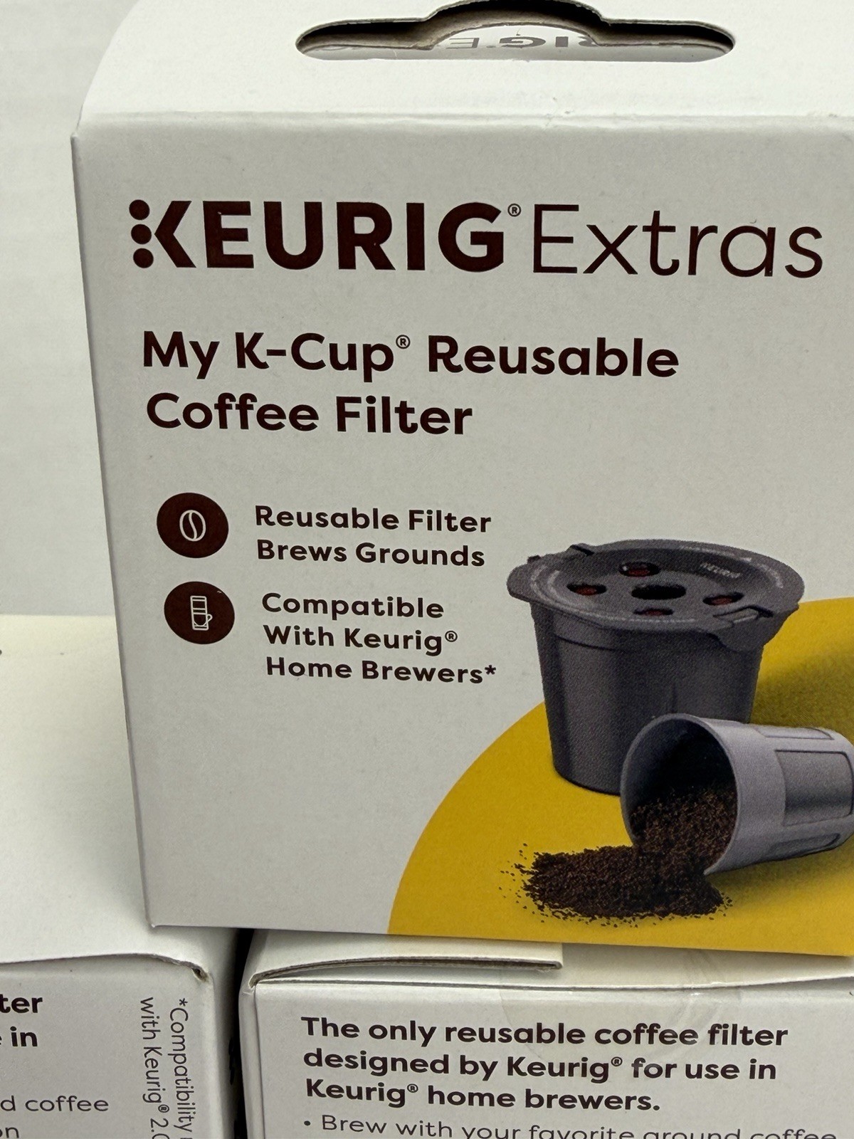 5 pk KEURIG -Extras My K-Cup Universal Reusable Filters Keurig Home Brewers New