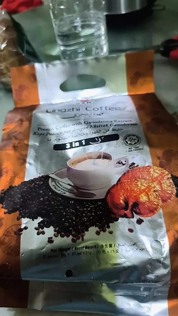 DXN 3 in 1 Lingzhi Coffee – 20 Sachets/Pack , Smooth & Convenient-2/4/6/10 packs