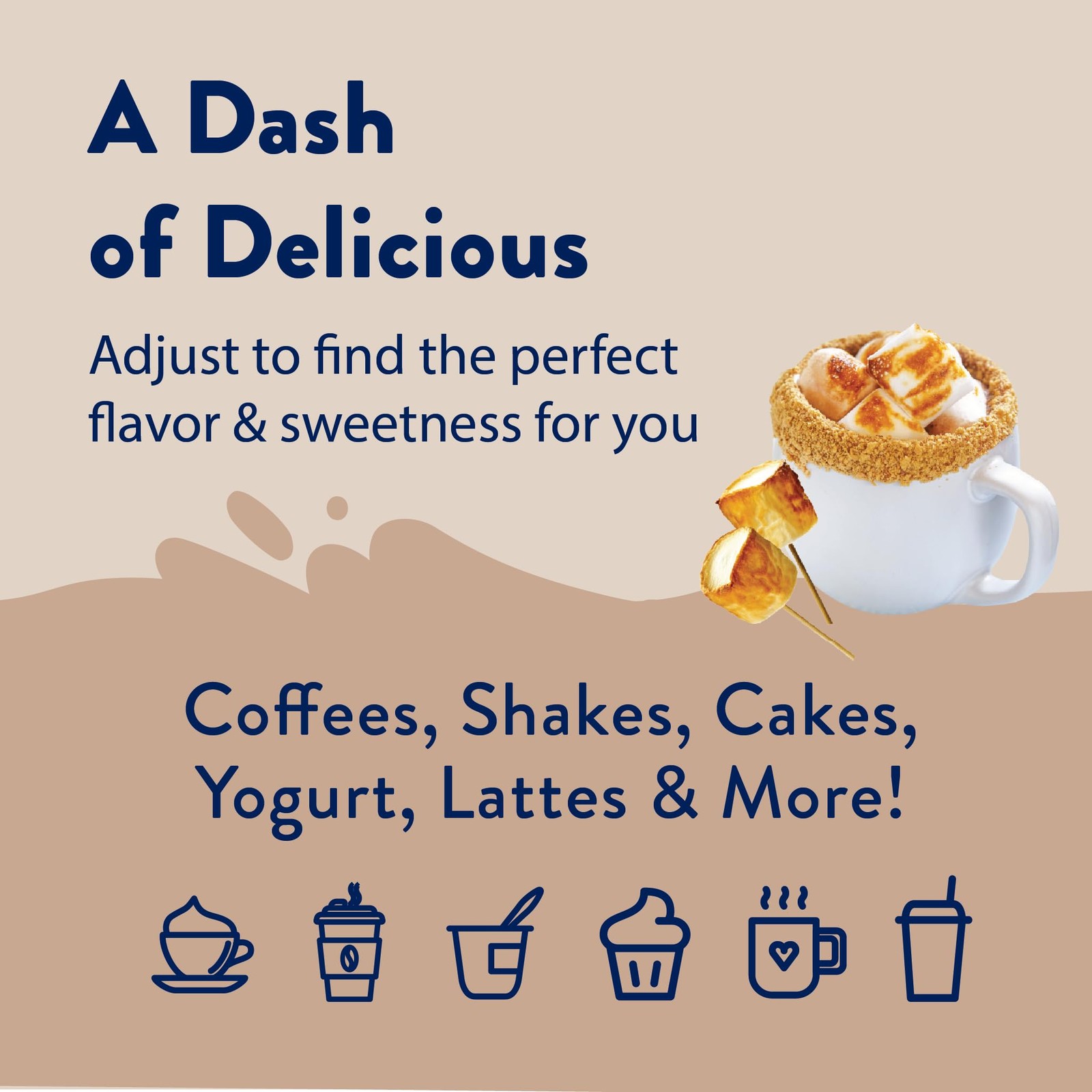 Sugar Free Coffee Syrup, Toasted Marshmallow Coffee Flavoring Syrup, Zero Cal…