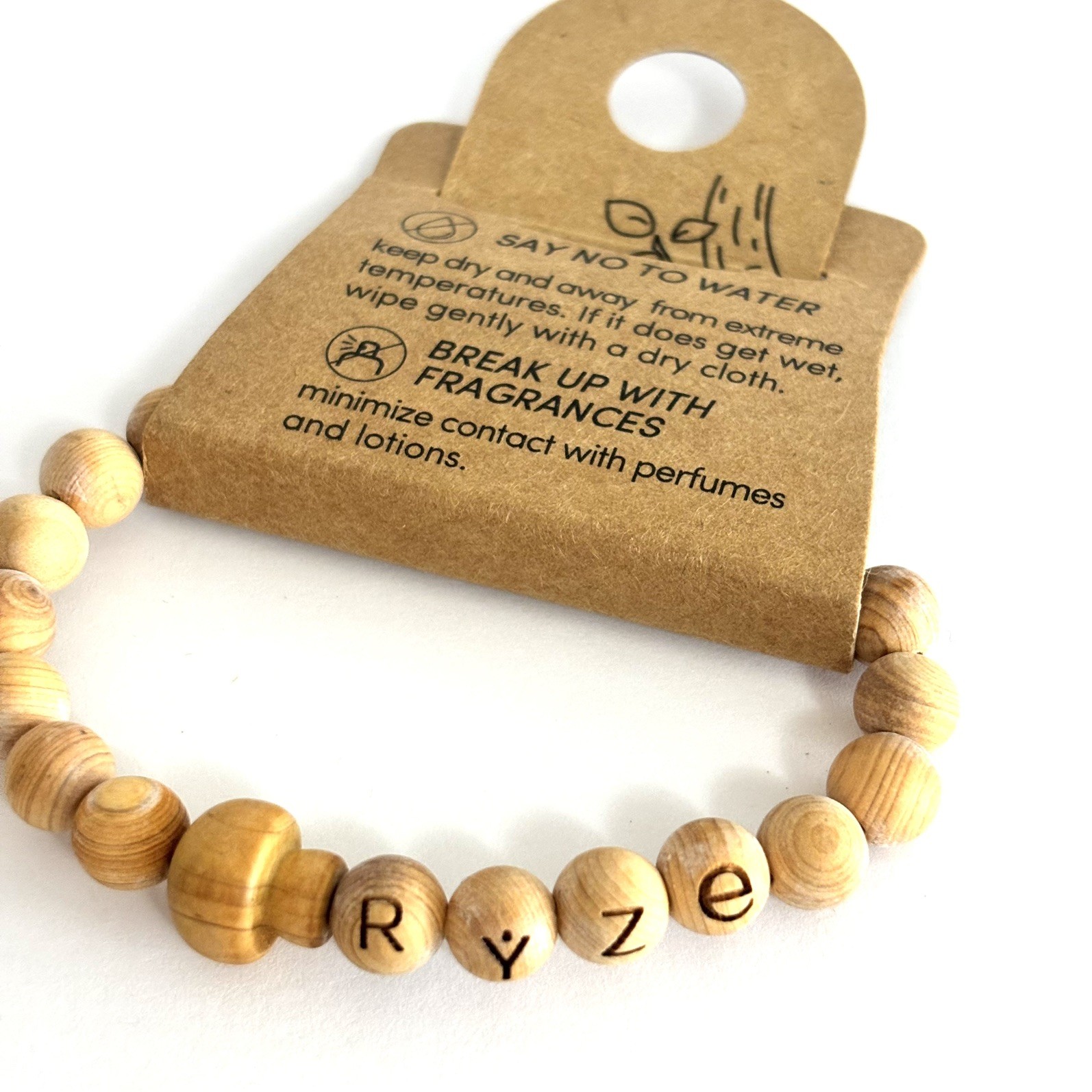 RYZE Coffee Wooden Accessories- Beaded Bracelet -Spoon- Scoop- Magnets