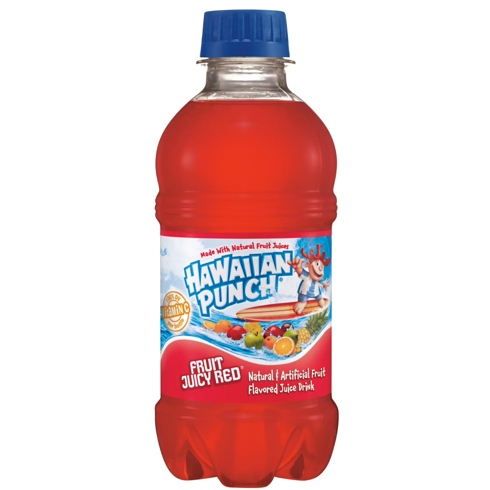 (2 pack) Hawaiian Punch Fruit Juicy Red Juice, 10 fl oz, 6 Count Bottles…