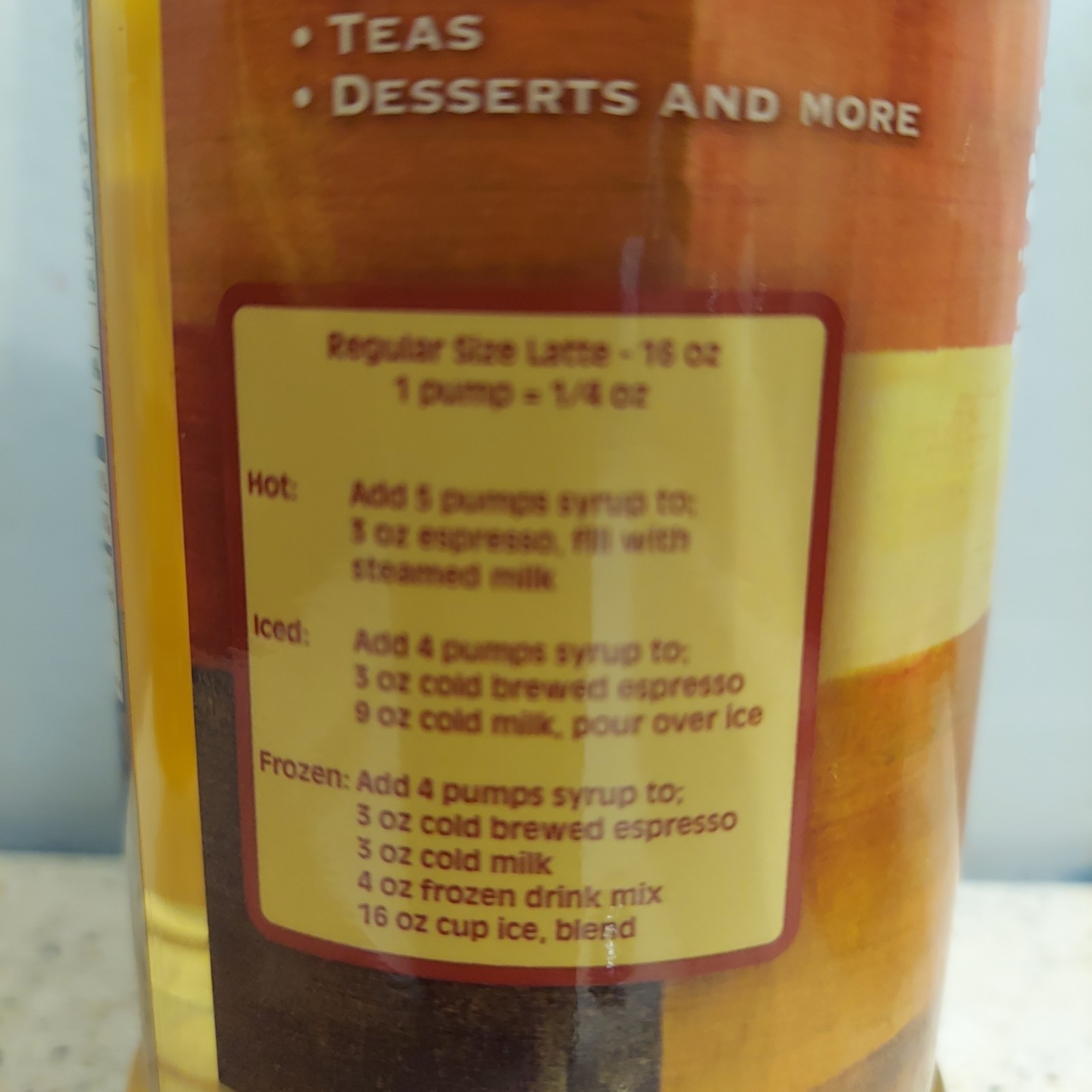 Lot of 3 Piu Del Previsto Gourmet Sugar Free Hazelnut Syrup 25.4 fl oz ea