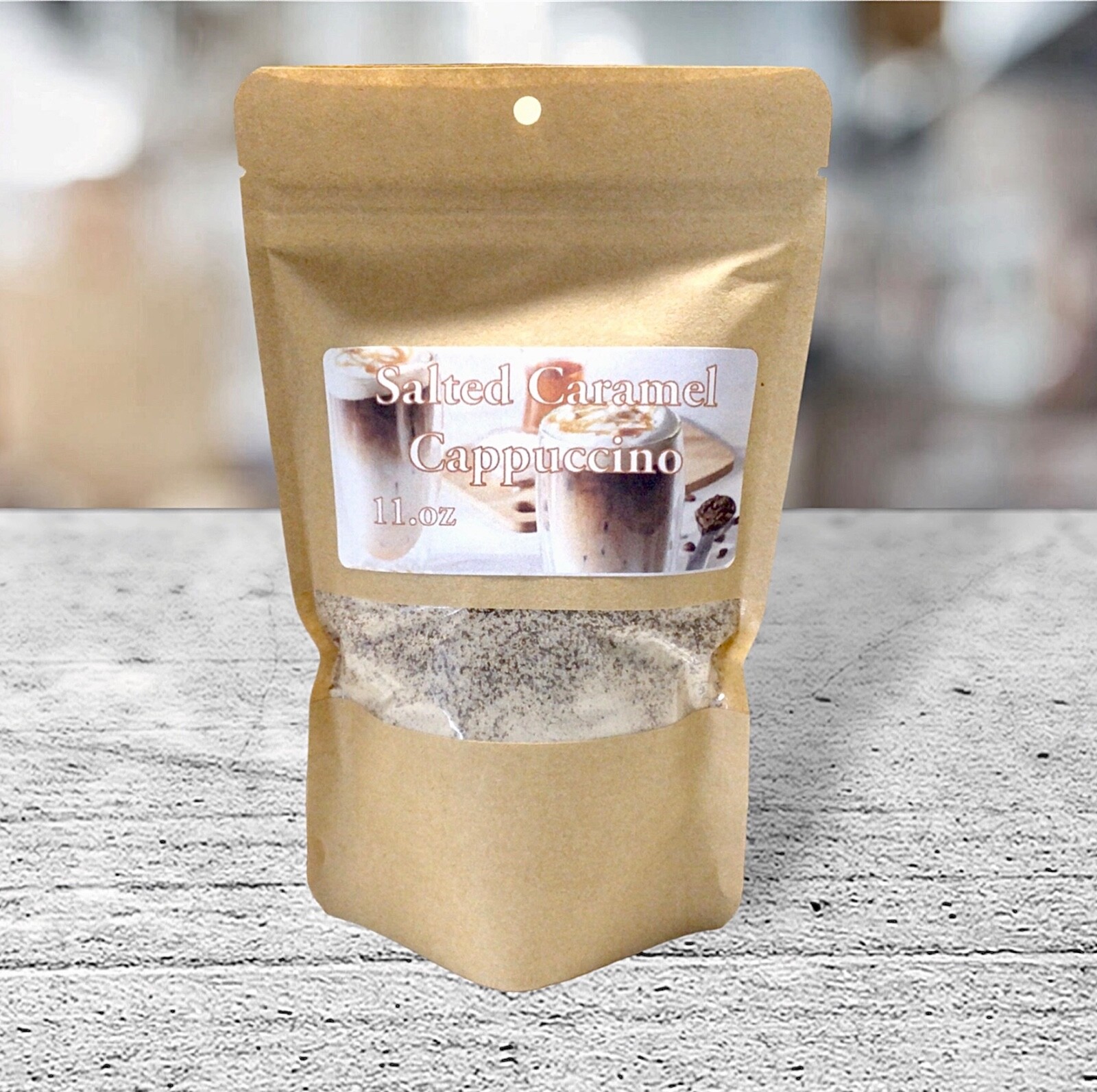 Salted Caramel Cappuccino Mix~Instant Cappuccino/Coffee Drink~11.oz