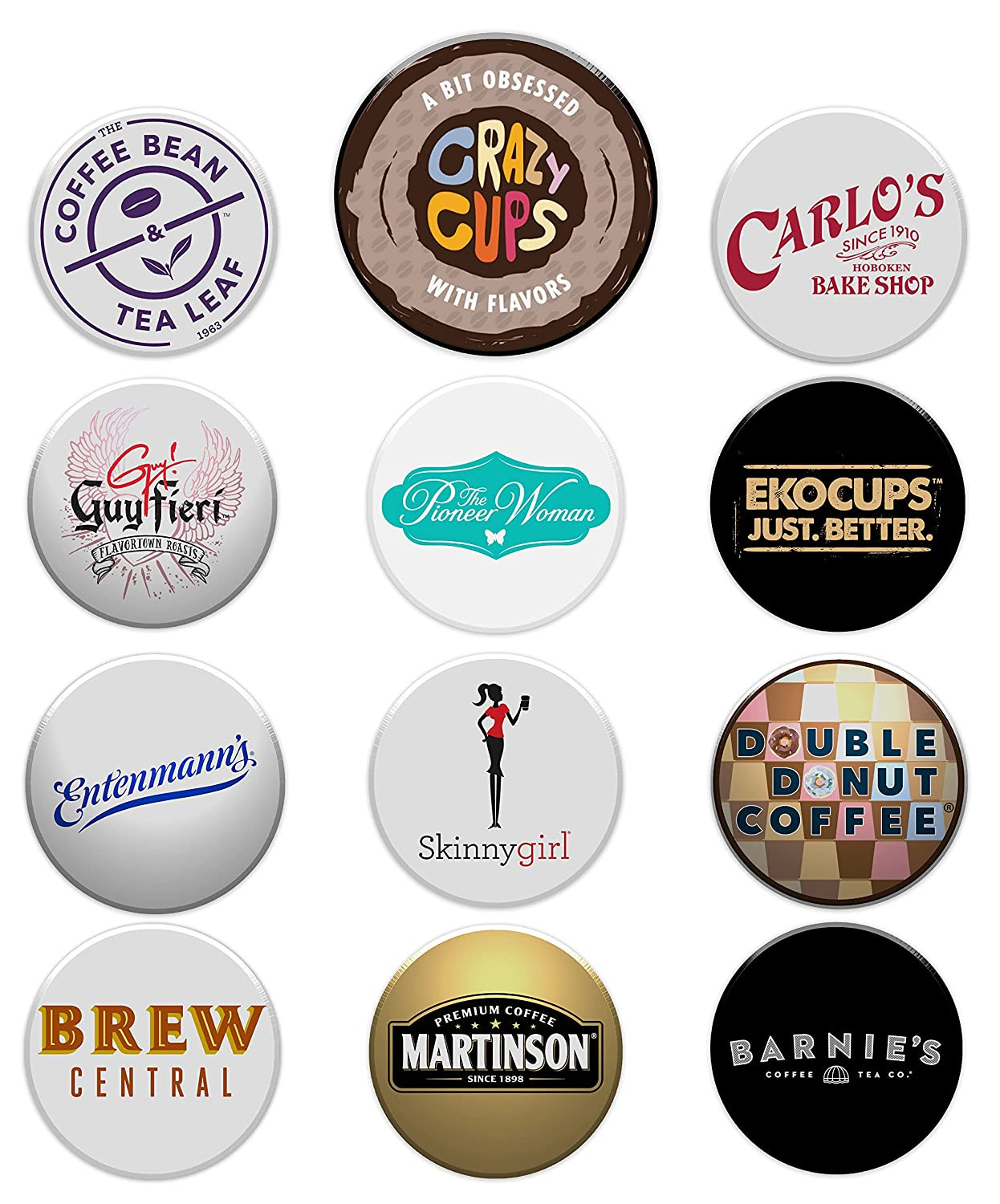 Custom Variety Pack Coffee Pod Variety Pack, Dark Roast and Bold Flavors, Single