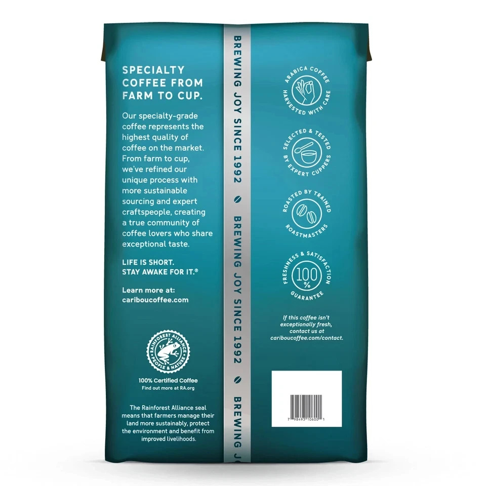 Caribou Coffee Whole Bean, Caribou Blend , 40 Oz.