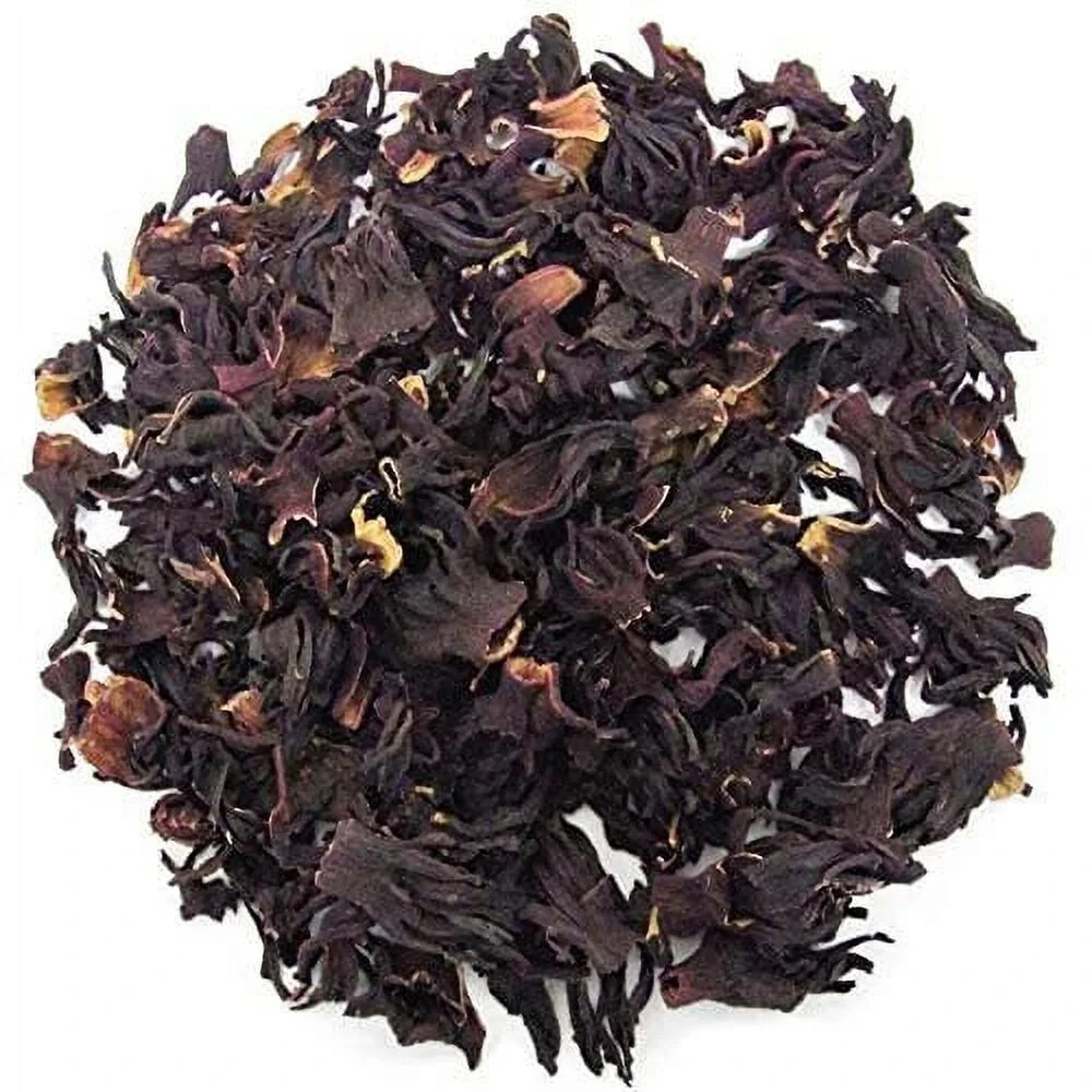 Premium Dried Hibiscus Flower Tea Leaves, 2,2 LBS Bulk 100% Natural Cut & Pure Q