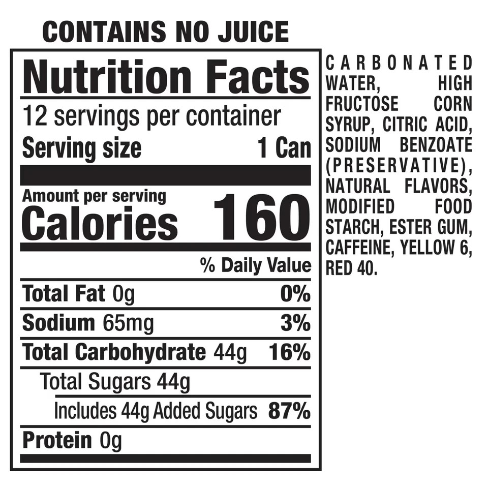 Sunkist Orange Soda Pop, 12 fl oz, 12 Pack Cans