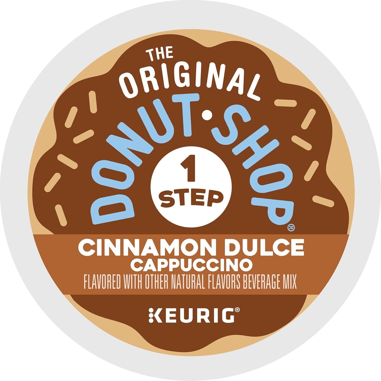 The Original Donut Shop Cinnamon Dulce Cappuccino Coffee 10 to 160 K cup Pods