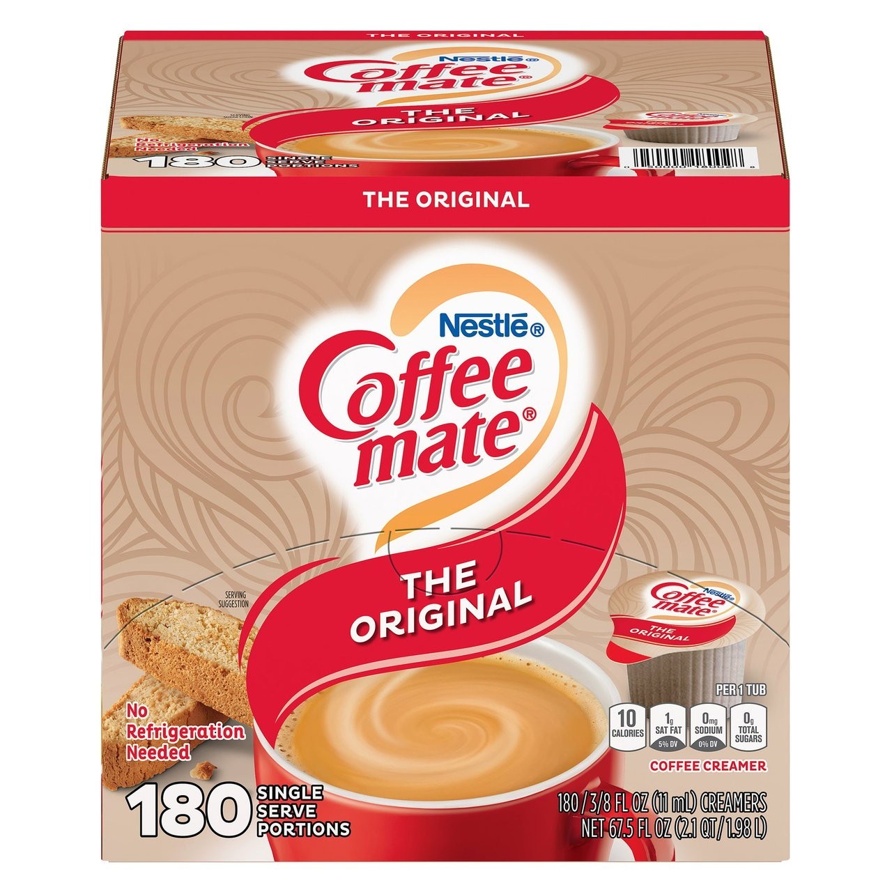 Nestle Coffee-mate Coffee Creamer Singles, Original 180 ct.