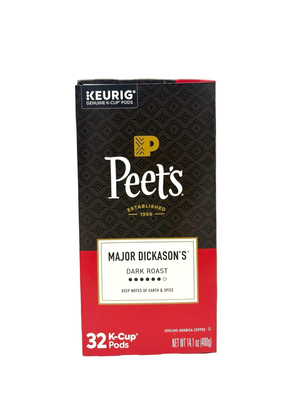 Peet’s Coffee Major Dickason’s Dark Roast 32 ct K-Cups