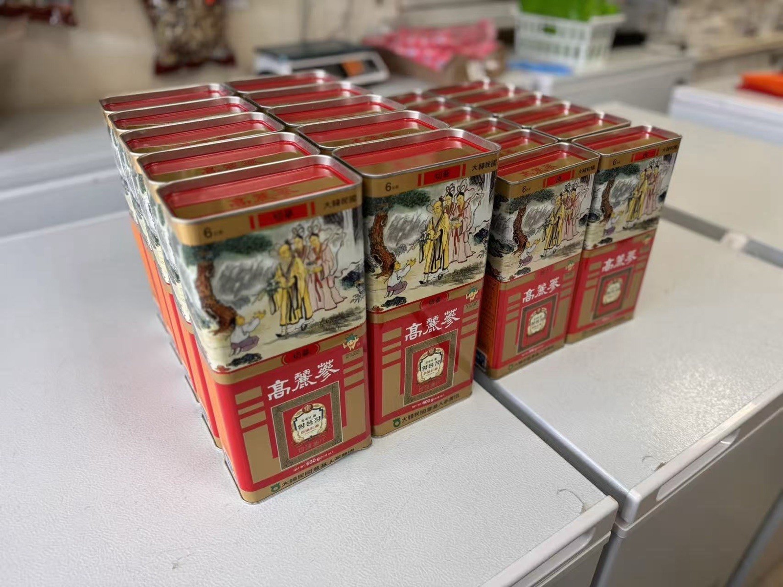Korean 6 Year Red Ginseng Root Good Grade 40 Ji 300g ( 24Root ) 10% Top Grade