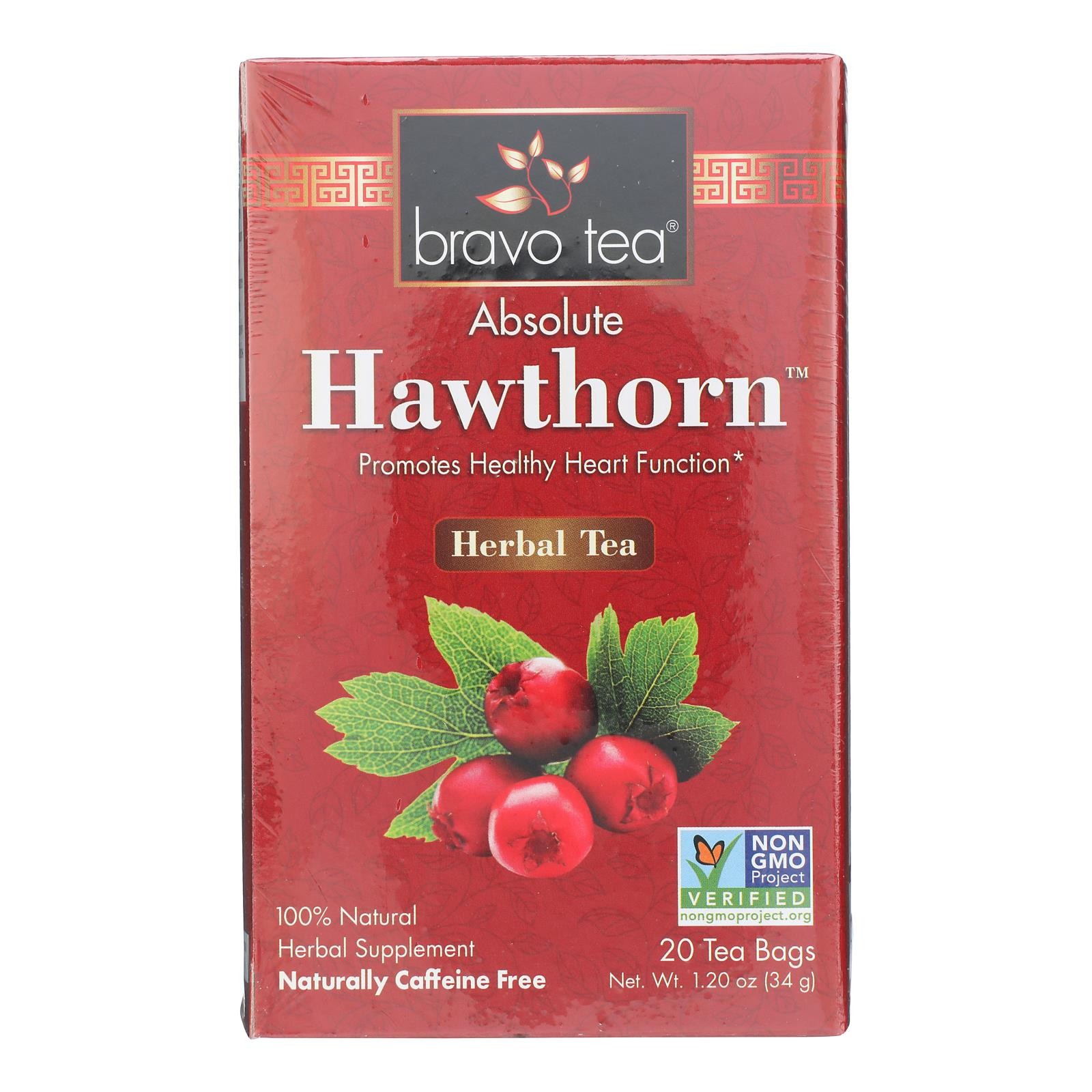 Bravo Teas&herbs – Tea Hawthron Berry – 1 Each-20 BAG