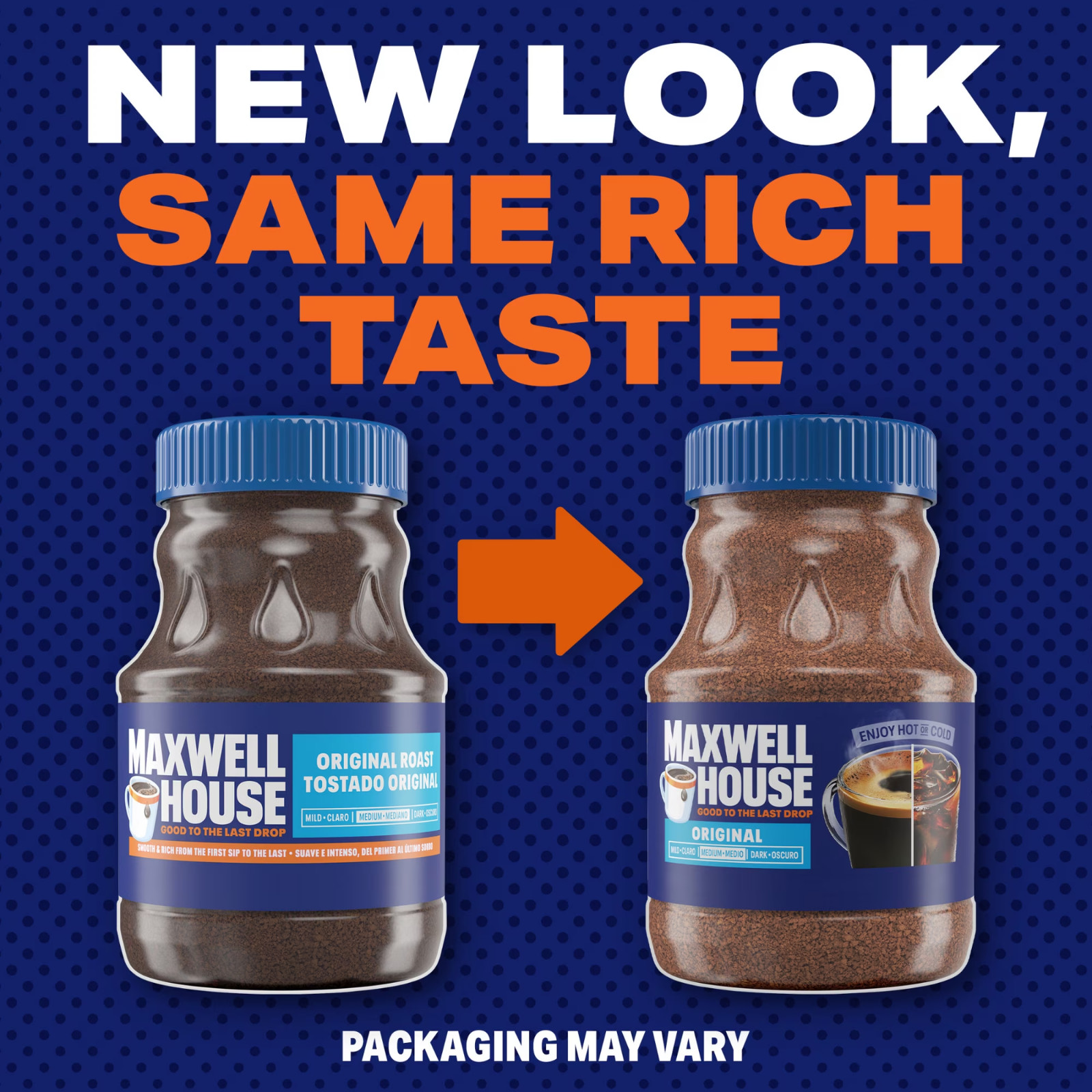 Maxwell House Original Roast Instant Coffee, 8 oz (JAR)