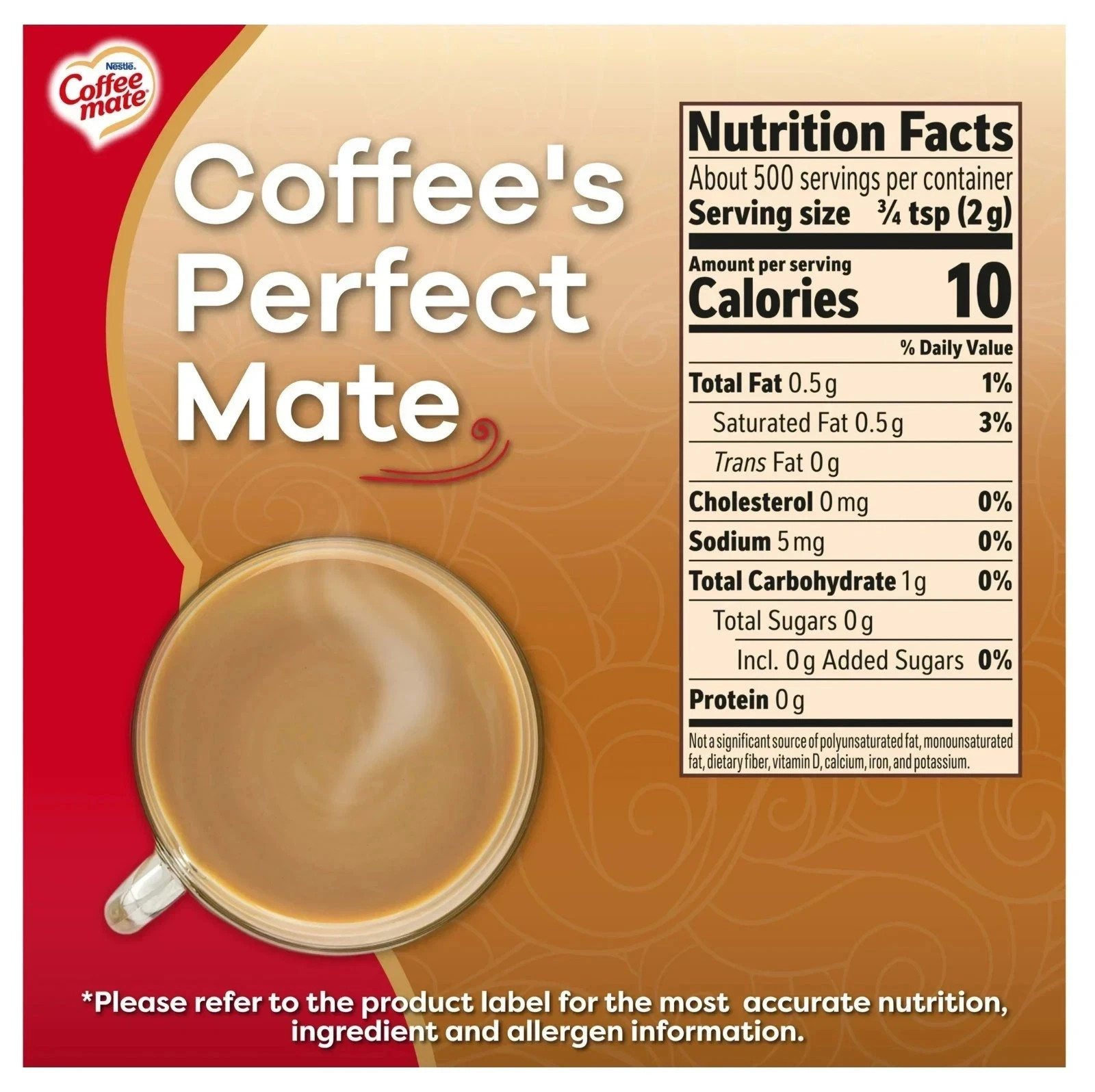(pack 2) Nestle Coffee Mate, The Original Powdered Coffee Creamer, 35.3 oz