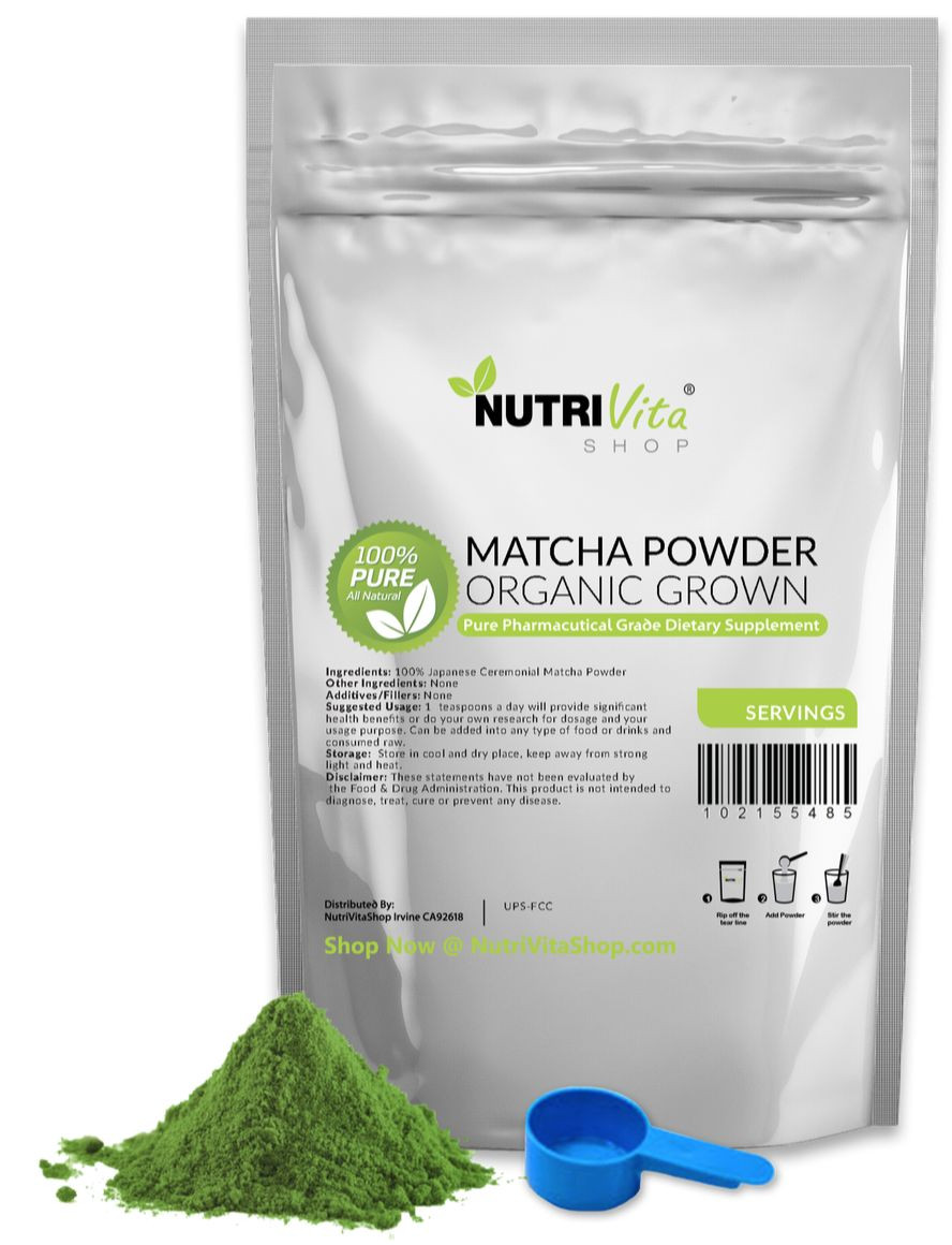 1KG (2.2lbs) 100% NEW Matcha Green Tea Powder Organically Grown Japanese nonGMO