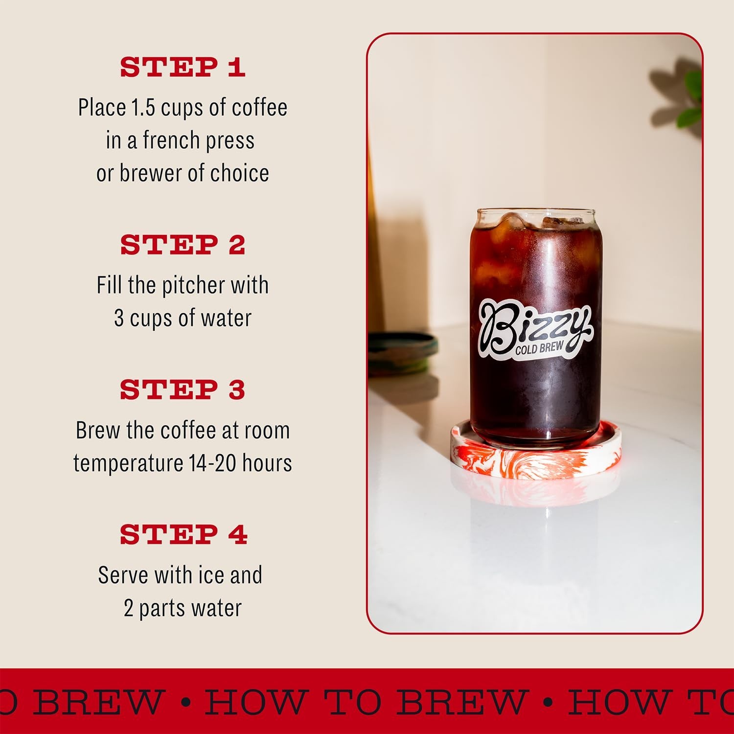 Organic Cold Brew Coffee | Smooth & Sweet Blend | Coarse Ground Coffee | Micr…