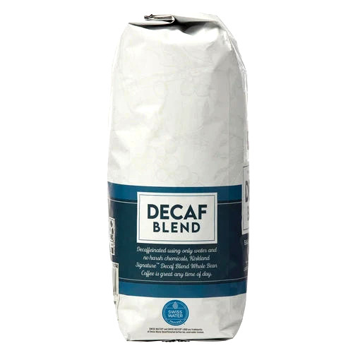Kirkland Signature Decaf House Blend Whole Bean Coffee, Medium Roast, 2.5 lbs